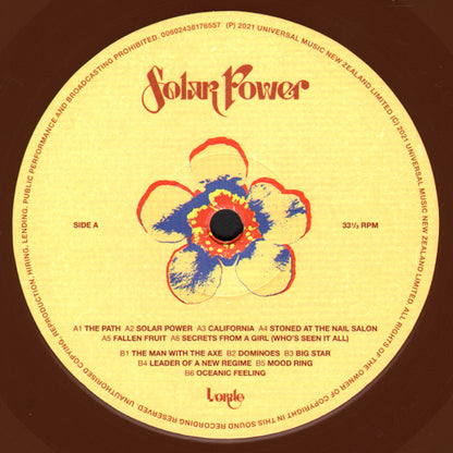 Solar Power (VINYL) | Near Mint (NM) Near Mint (NM) - POP / USED *NEAR MINT*