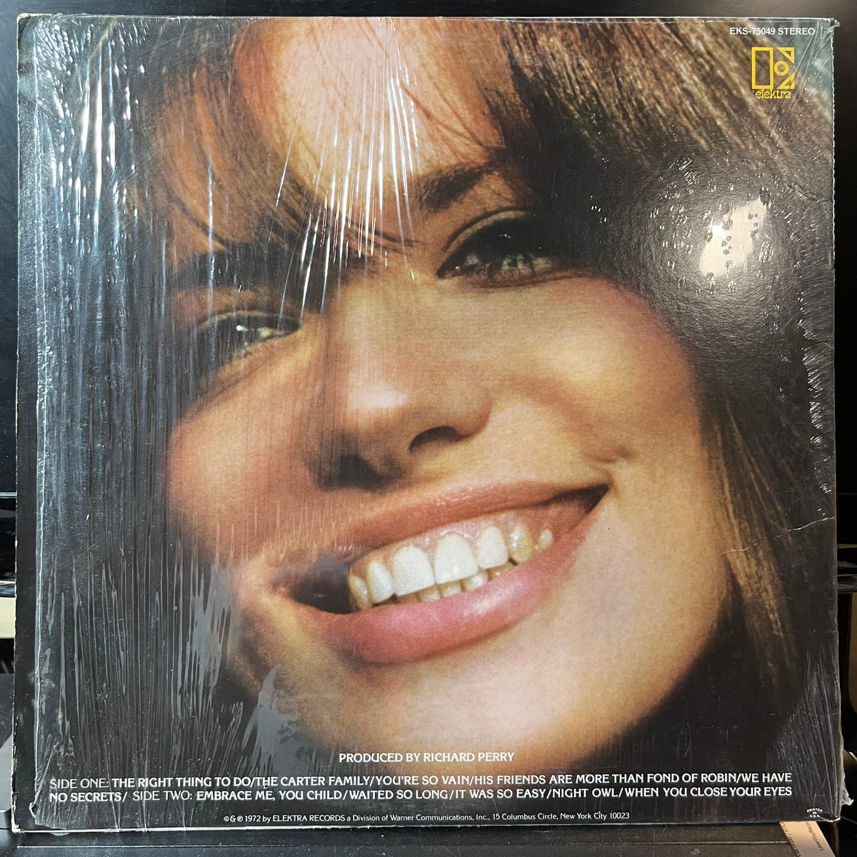 Carly Simon - No Secrets (VINYL LP) | USED Near Mint (NM or M-) Near Mint (NM or M-) - POP / USED *NEAR MINT*