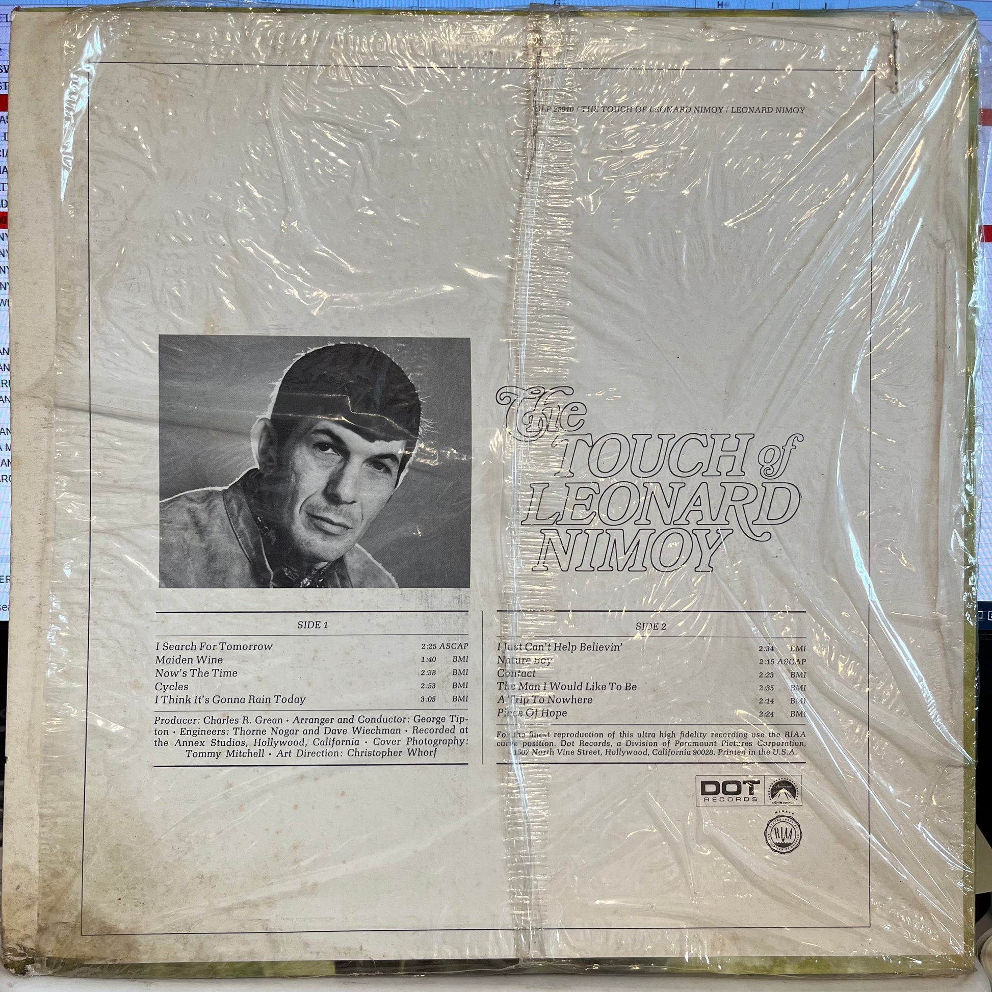 Leonard Nimoy - The Touch Of Leonard Nimoy *MONARCH / SHRINK* | Near Mint (NM) Excellent (EX) - POP / USED *NEAR MINT*