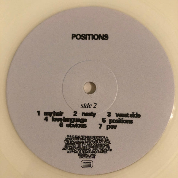 Positions (VINYL) | Near Mint (NM) Near Mint (NM) - POP / USED *NEAR MINT*