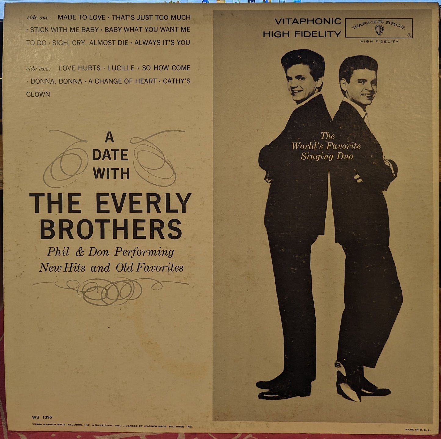 Everly Brothers - A Date With The Everly Brothers | Near Mint (NM) Near Mint (NM) - ROCK / USED *NEAR MINT*