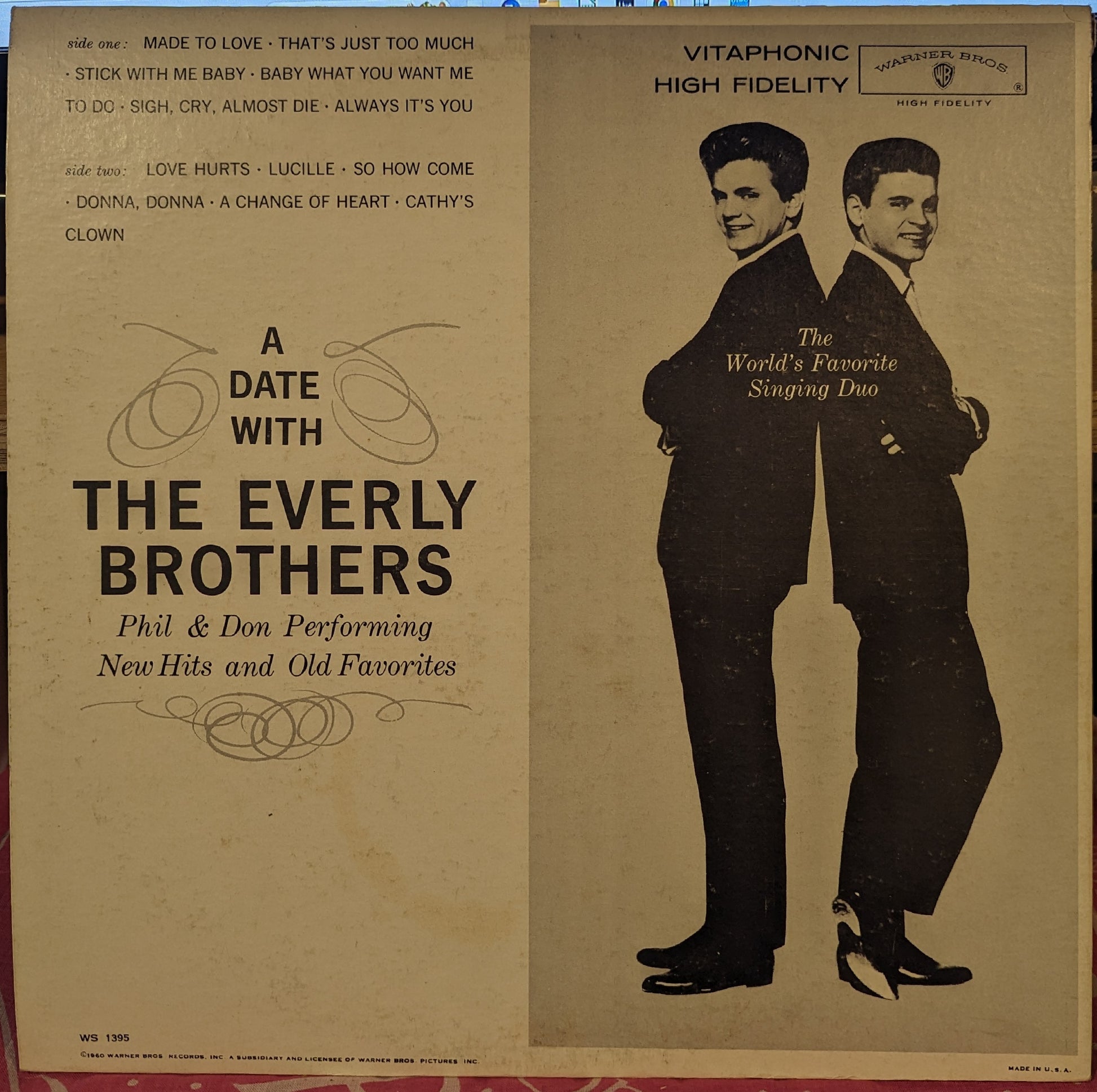 Everly Brothers - A Date With The Everly Brothers | Near Mint (NM) Near Mint (NM) - ROCK / USED *NEAR MINT*
