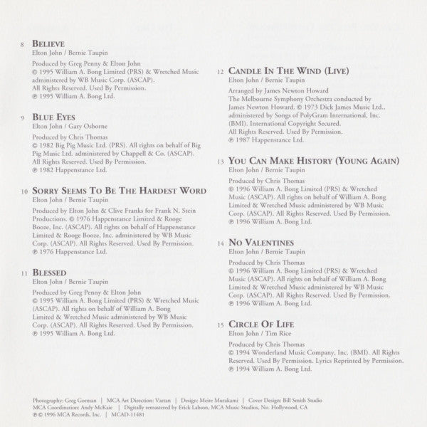 Love Songs (CD) | Near Mint (NM) Near Mint (NM) - POP / USED *NEAR MINT*