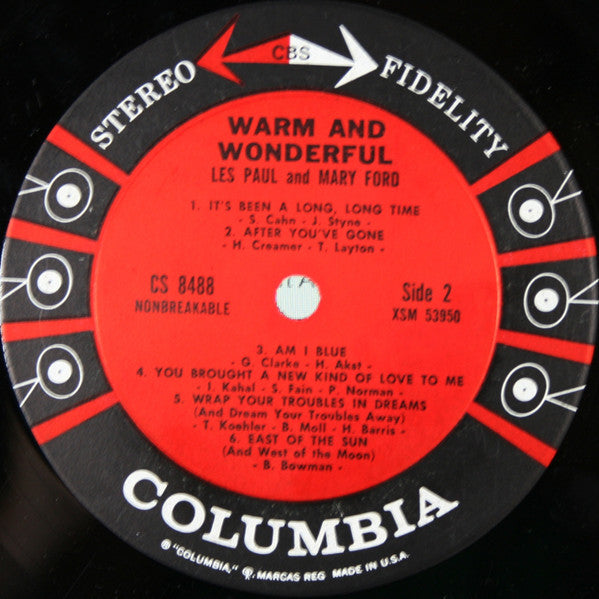 Les Paul & Mary Ford - Warm And Wonderful | Very Good Plus (VG+) Near Mint (NM) - POP / USED *VERY GOOD++*