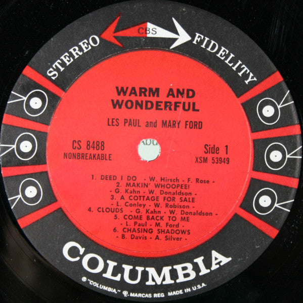 Les Paul & Mary Ford - Warm And Wonderful | Very Good Plus (VG+) Near Mint (NM) - POP / USED *VERY GOOD++*
