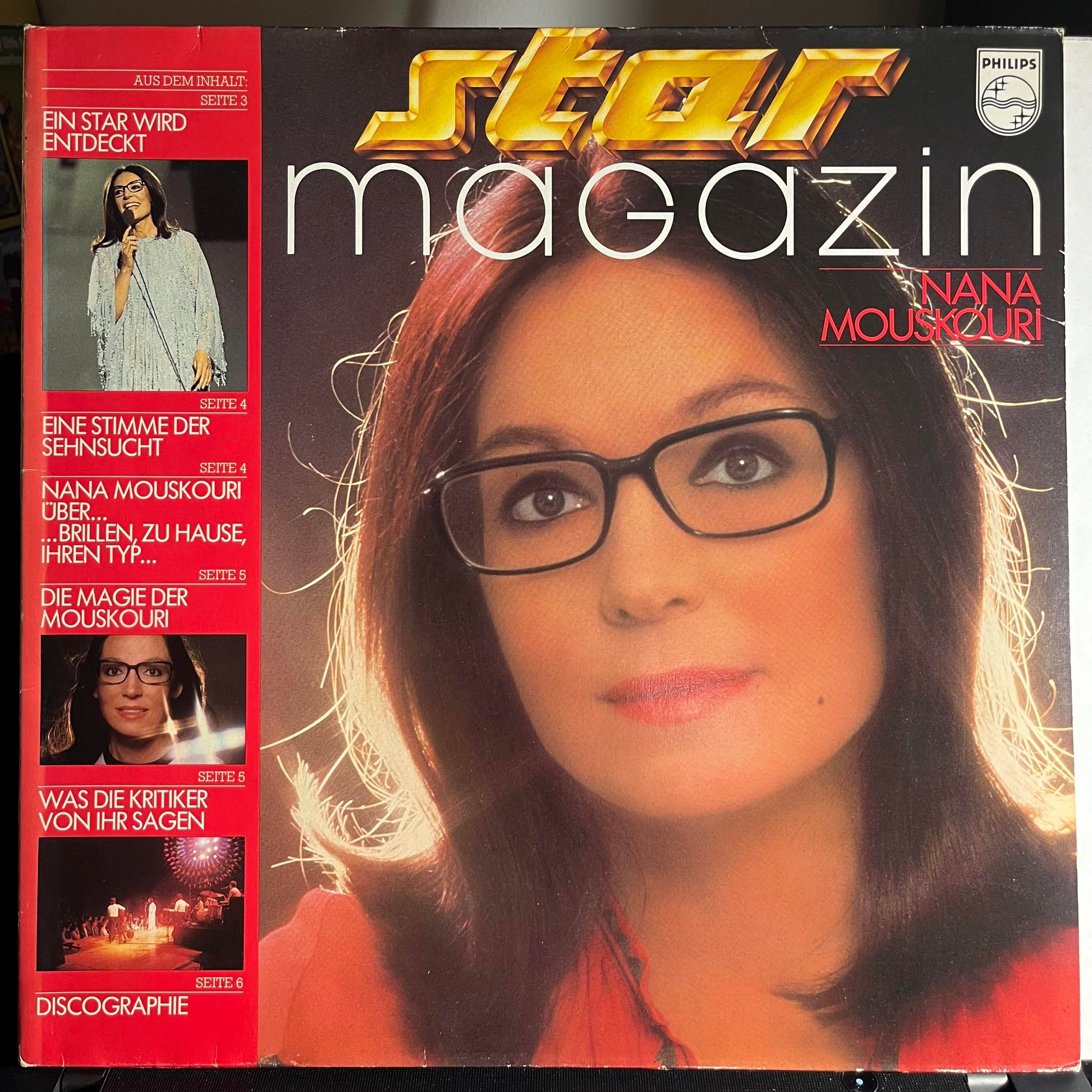 Nana Mouskouri - Star Magazin *GERMANY* | Very Good Plus (VG+) Excellent (EX) - POP / USED *VERY GOOD+*