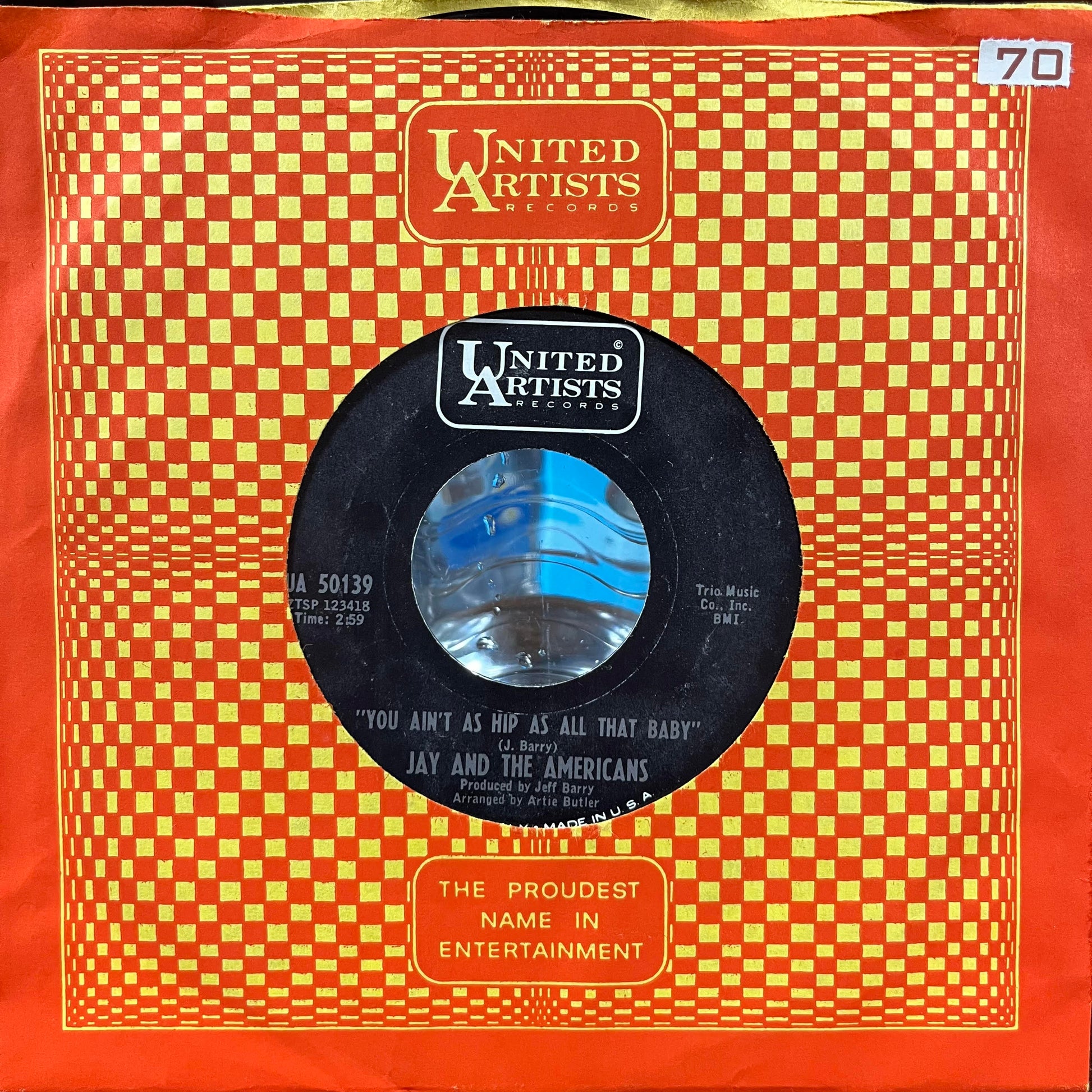 You Ain't As Hip As All That Baby (7" VINYL) | Very Good Plus (VG+) Near Mint (NM or M-) - POP / USED *VERY GOOD+*
