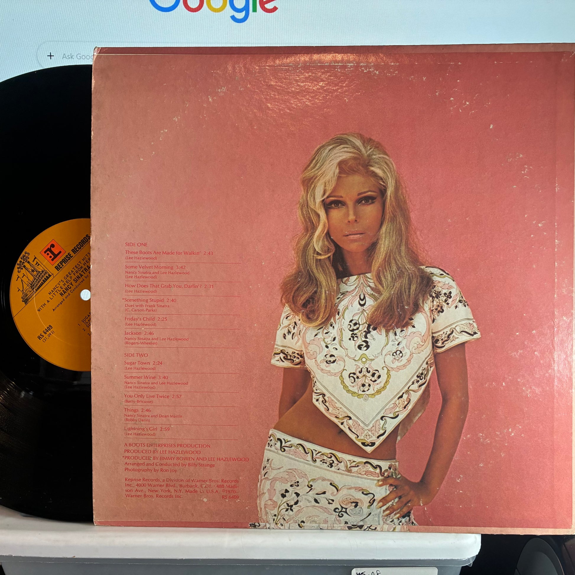 Nancy's Greatest Hits (VINYL) | Very Good Plus (VG+) Very Good Plus (VG+) - POP / USED *VERY GOOD+*