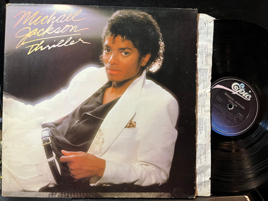 Michael Jackson - Thriller (VINYL LP Epic QE 38112 1982) | USED Very Good Plus (VG+) Very Good Plus (VG+) - POP / USED *VERY GOOD+*