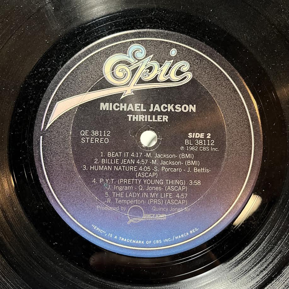 Michael Jackson - Thriller (VINYL) | Very Good Plus (VG+) Very Good Plus (VG+) - POP / USED *VERY GOOD+*