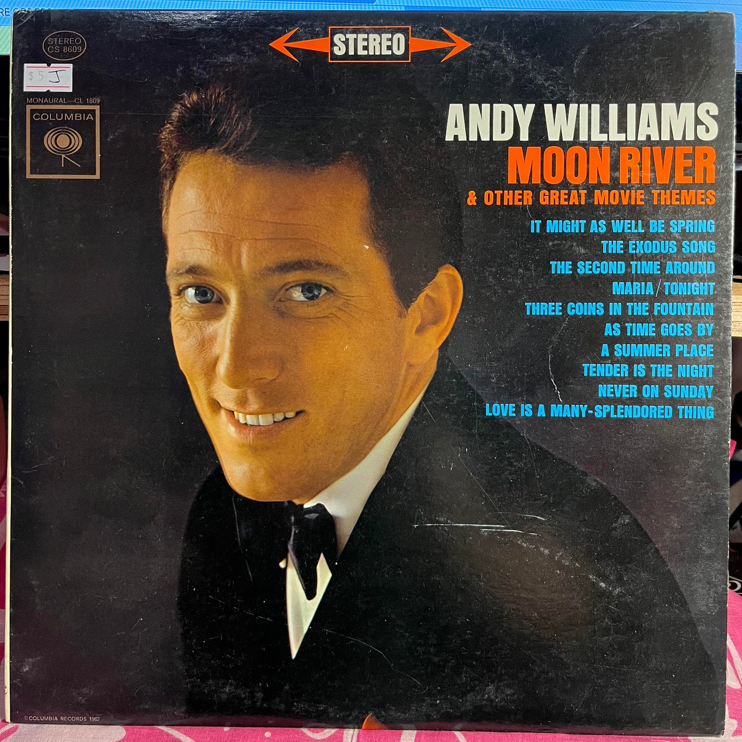 Andy Williams - Moon River And Other Great Movie Themes | Very Good Plus (VG+) Very Good Plus (VG+) - POP / USED *VERY GOOD+*