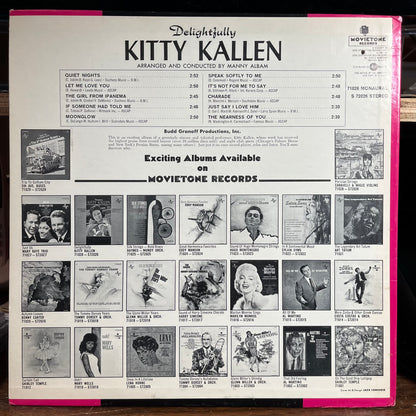 Delightfully Kitty Kallen (VINYL) | Very Good Plus (VG+) Very Good Plus Plus (VG++) - POP / USED *VERY GOOD+*