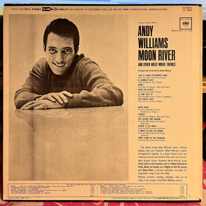 Andy Williams - Moon River And Other Great Movie Themes | Very Good Plus (VG+) Very Good Plus (VG+) - POP / USED *VERY GOOD+*