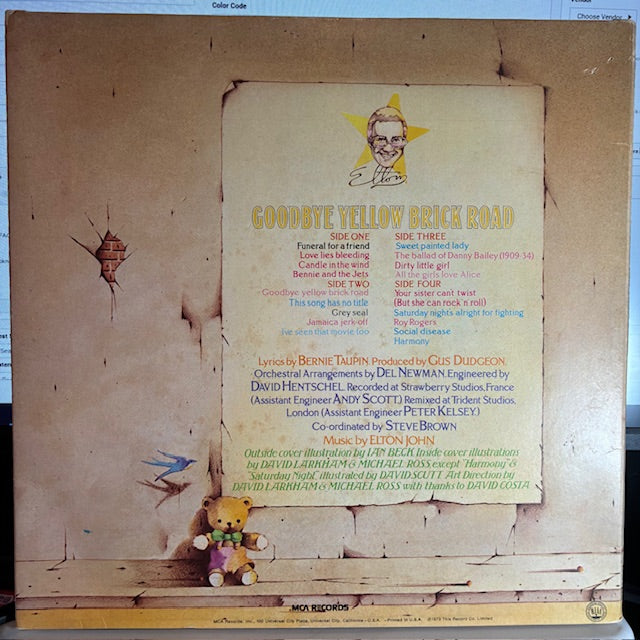 Goodbye Yellow Brick Road (2xVINYL) | Very Good (VG) Excellent (EX) - POP / USED *VERY GOOD*