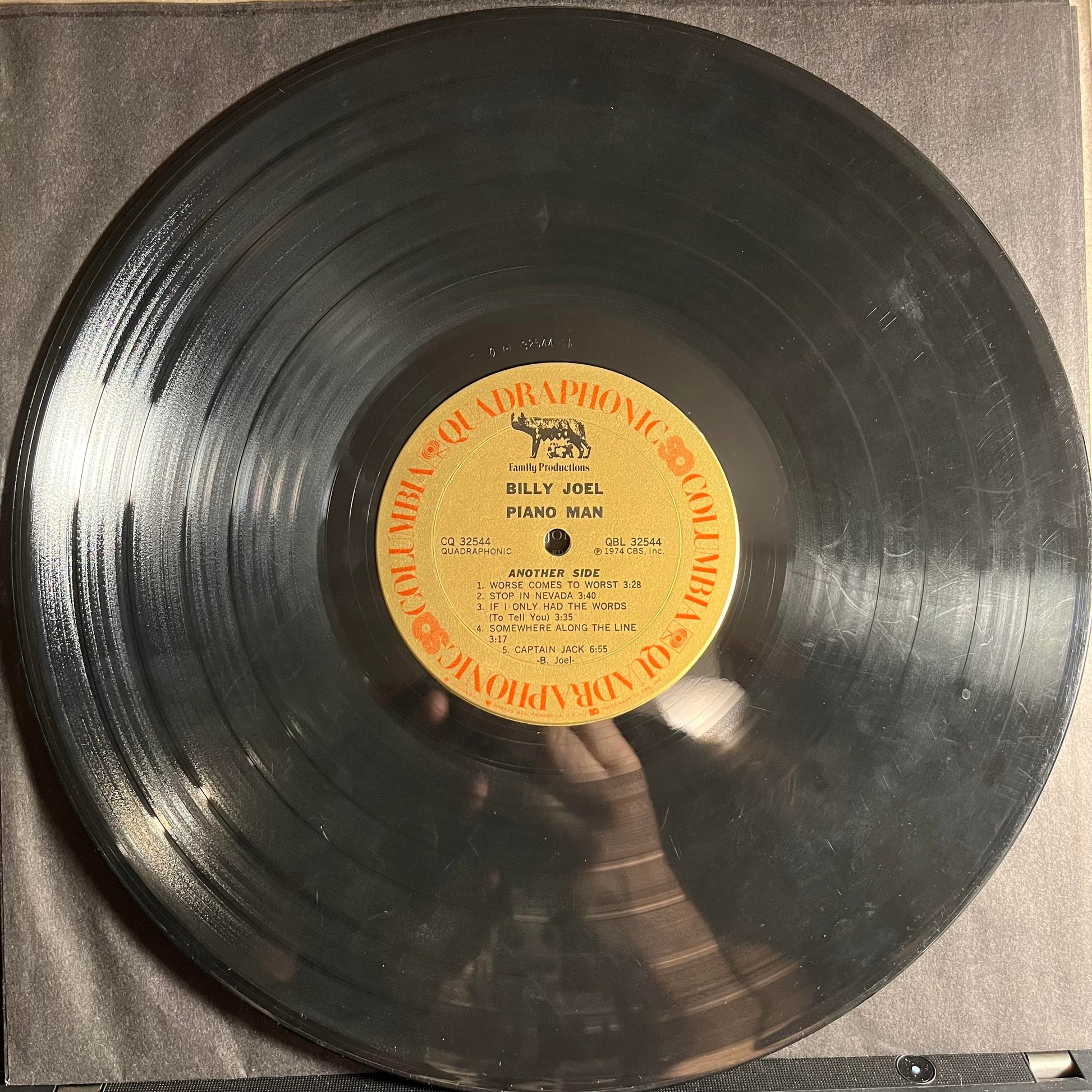 Billy Joel - Piano Man *QUADRAPHONIC* | Very Good (VG) Excellent (EX) - POP / USED *VERY GOOD*