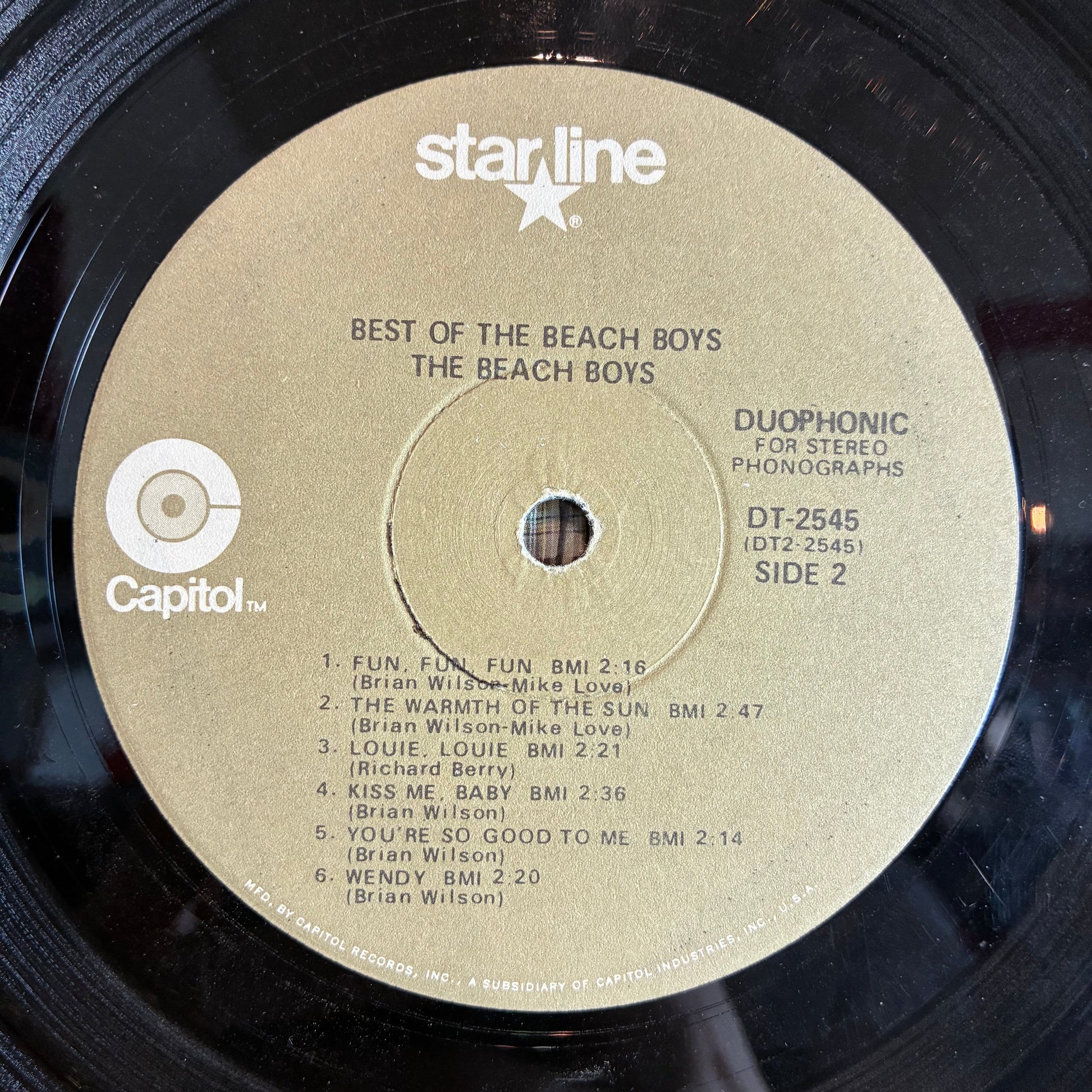 The Beach Boys - Best Of The Beach Boys (VINYL) | Very Good (VG) Excellent (EX) - POP / USED *VERY GOOD*