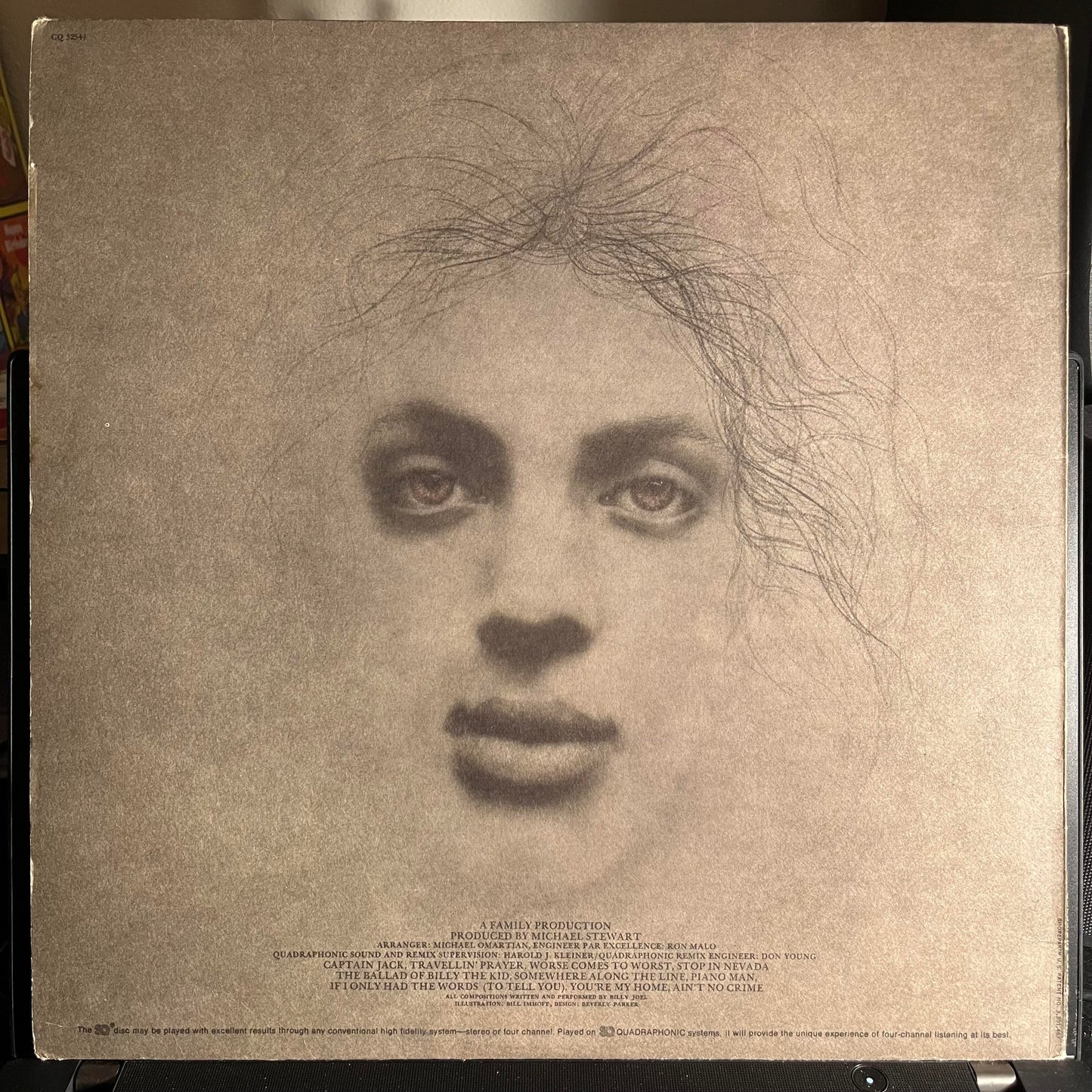 Billy Joel - Piano Man *QUADRAPHONIC* | Very Good (VG) Excellent (EX) - POP / USED *VERY GOOD*
