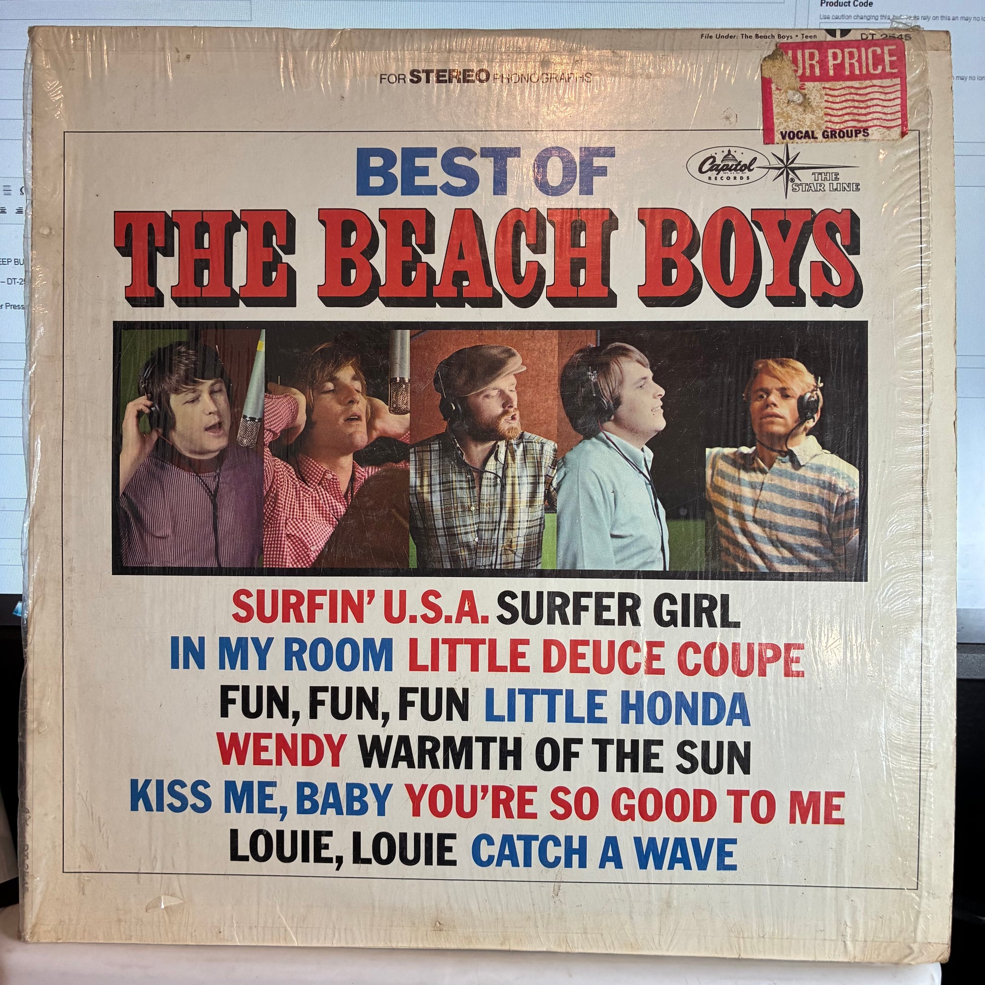 The Beach Boys - Best Of The Beach Boys (VINYL) | Very Good (VG) Excellent (EX) - POP / USED *VERY GOOD*