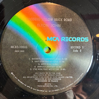 Goodbye Yellow Brick Road (2xVINYL) | Very Good (VG) Excellent (EX) - POP / USED *VERY GOOD*