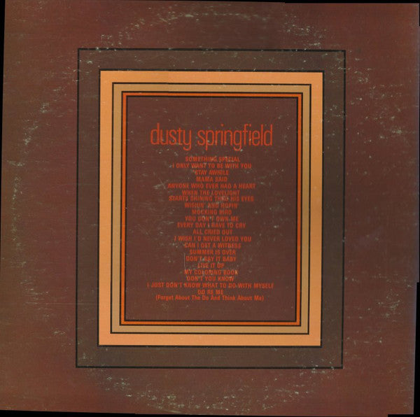 Dusty Springfield Something Special LP Very Good (VG) Very Good (VG)