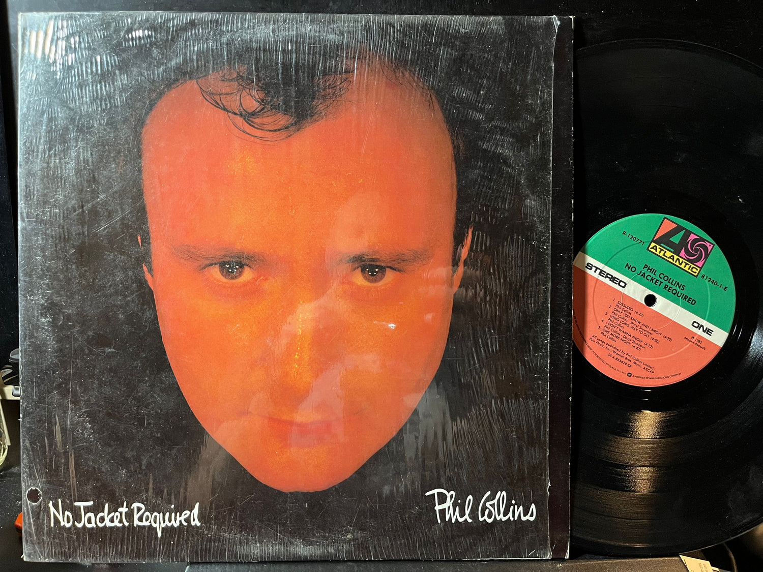 Phil Collins - No Jacket Required (VINYL) | Very Good (VG) Near Mint (NM) - POP / USED *VERY GOOD*