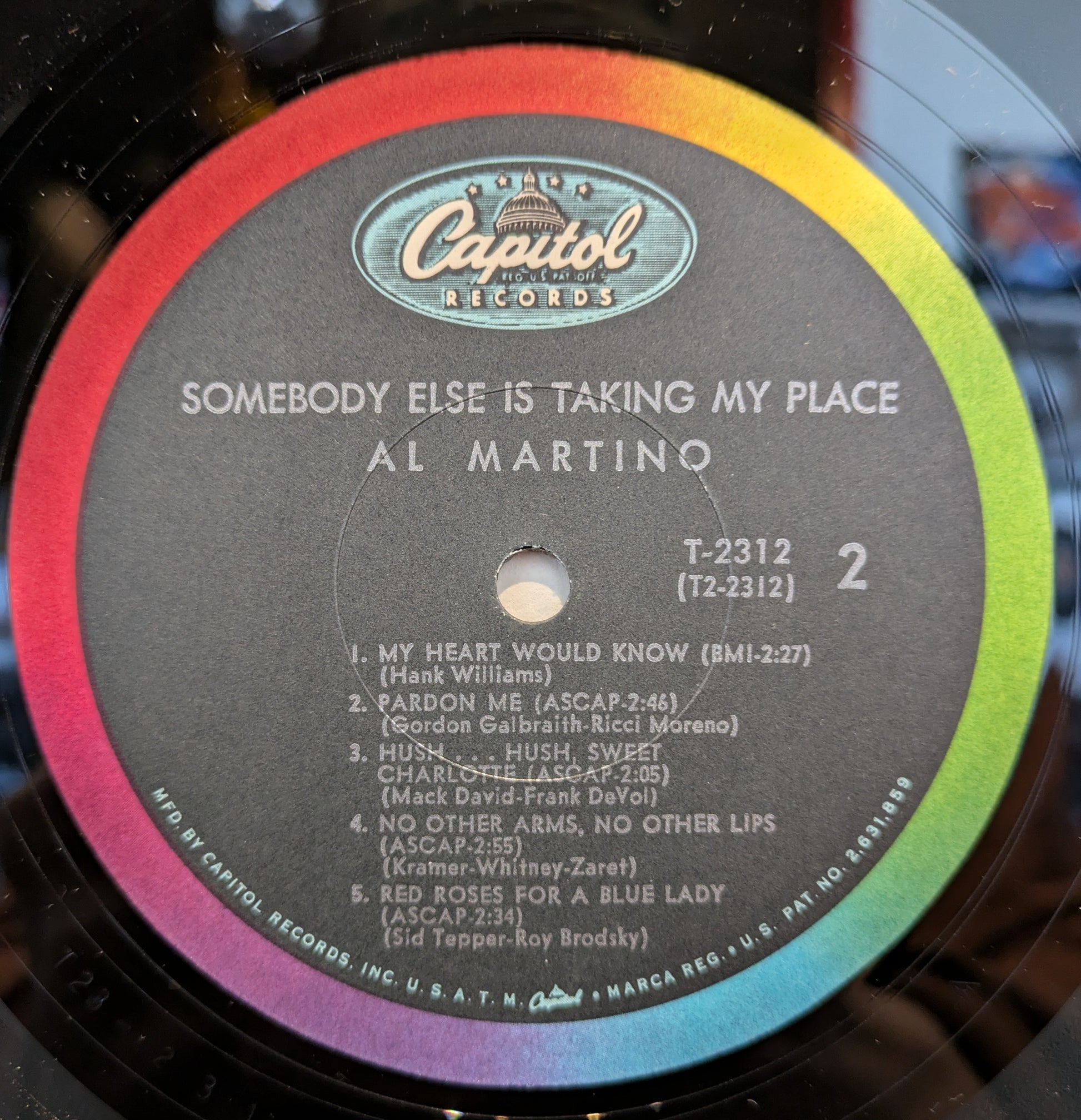 Al Martino - Somebody Else Is Taking My Place *SHRINK* | Very Good (VG) Near Mint (NM) - POP / USED *VERY GOOD*