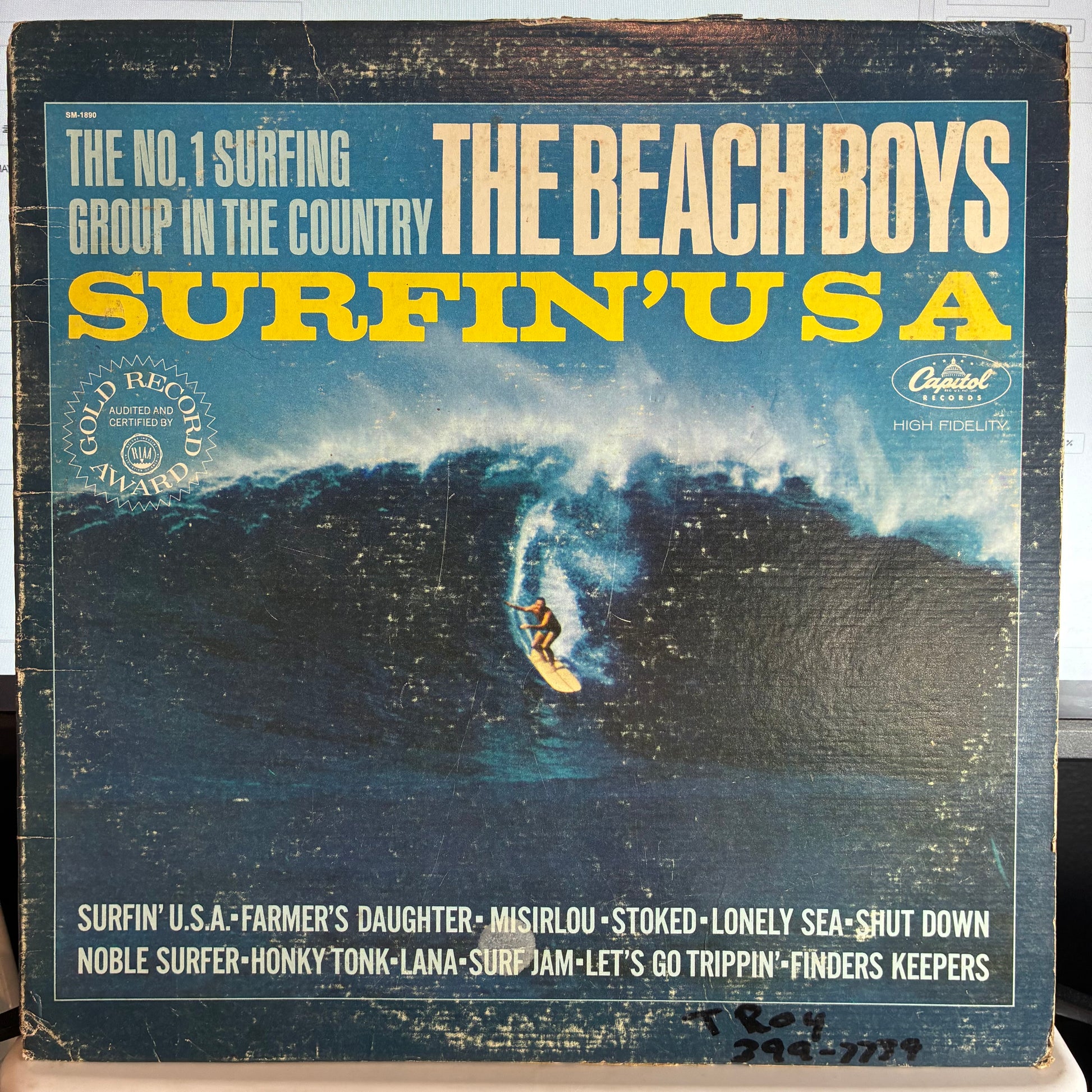 The Beach Boys - Surfin' USA (VINYL) | Very Good (VG) Very Good (VG) - POP / USED *VERY GOOD*