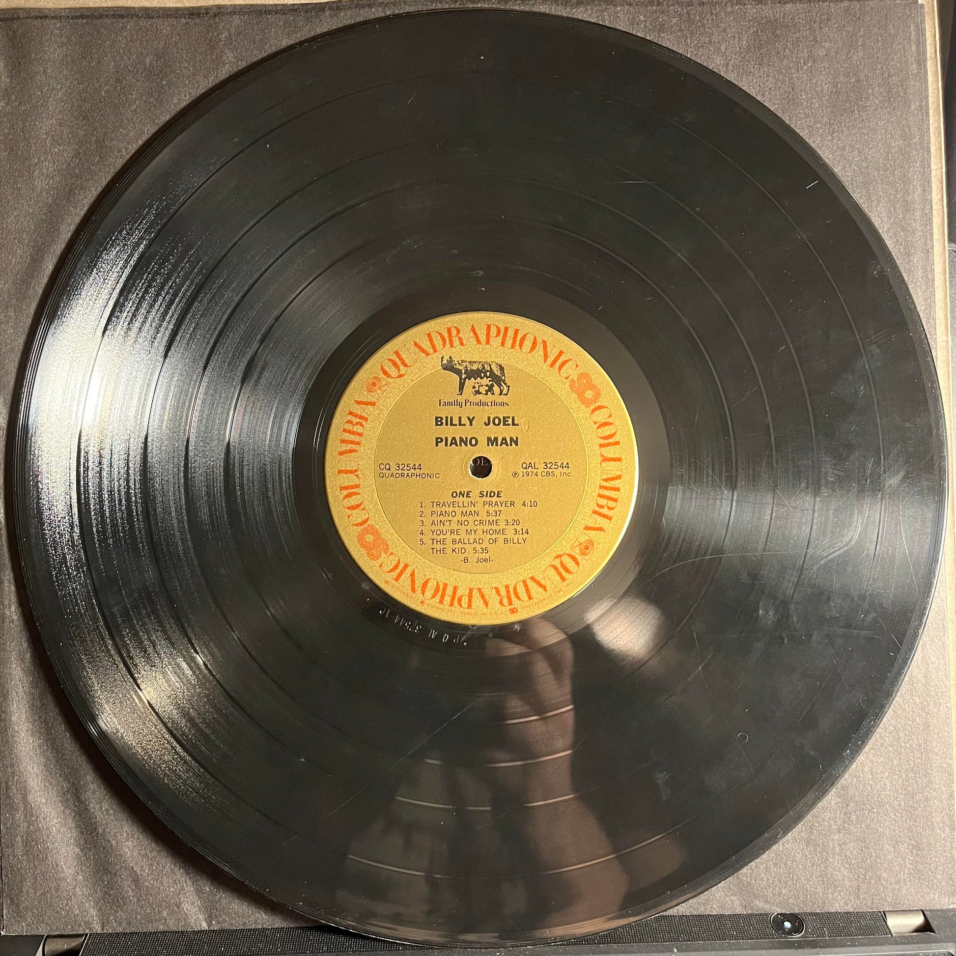 Billy Joel - Piano Man *QUADRAPHONIC* | Very Good (VG) Excellent (EX) - POP / USED *VERY GOOD*