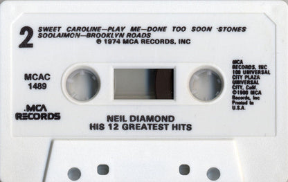 His 12 Greatest Hits (CASSETTE) | Mint (M) Mint (M) - POP *SEALED*