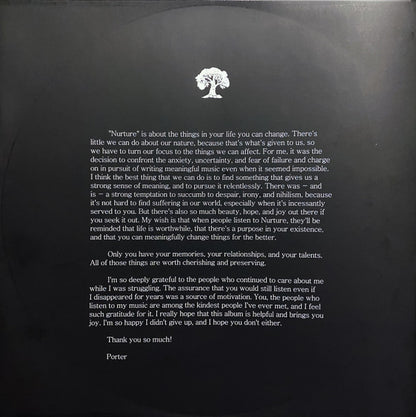 Nurture (CLEAR VINYL) | Mint (M) Mint (M)