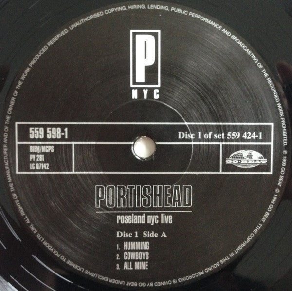 Portishead Roseland NYC Live Go! Beat 2xLP, Album, RE, RP Mint (M) Mint (M)