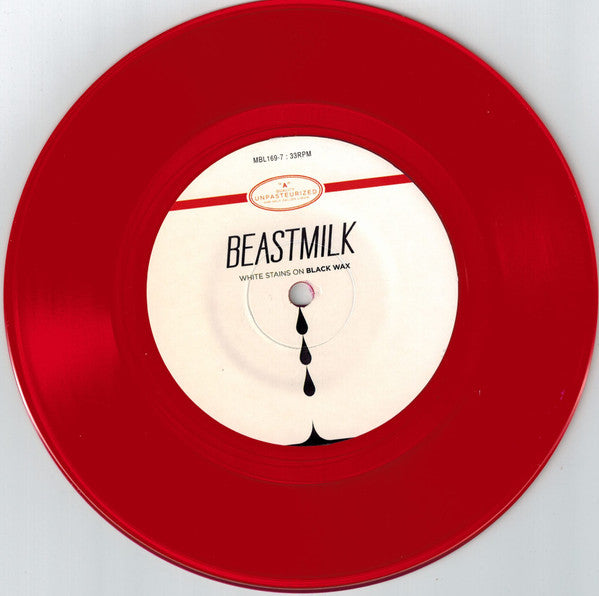 White Stains On Black Wax (TRANSPARENT RED VINYL 7") | Mint (M) Mint (M) - POST-PUNK *NEW/COLOR*
