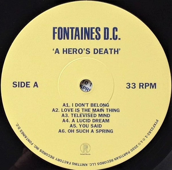 A Hero's Death | Mint (M) Mint (M) - POST PUNK *NEW*