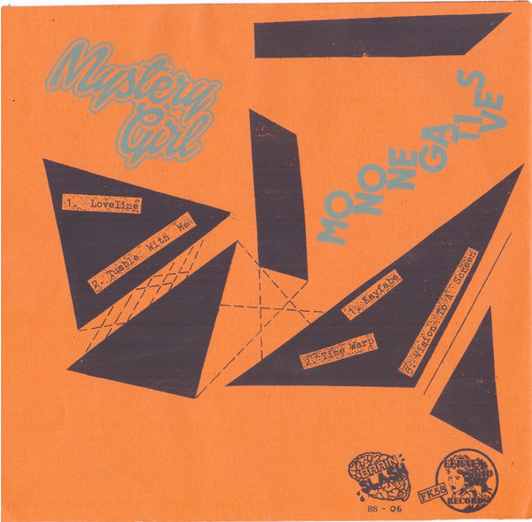 Mystery Girl / Mononegatives Split EP (VINYL 7") | Mint (M) Mint (M) - POST-PUNK *NEW*