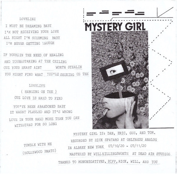Mystery Girl / Mononegatives Split EP (VINYL 7") | Mint (M) Mint (M) - POST-PUNK *NEW*