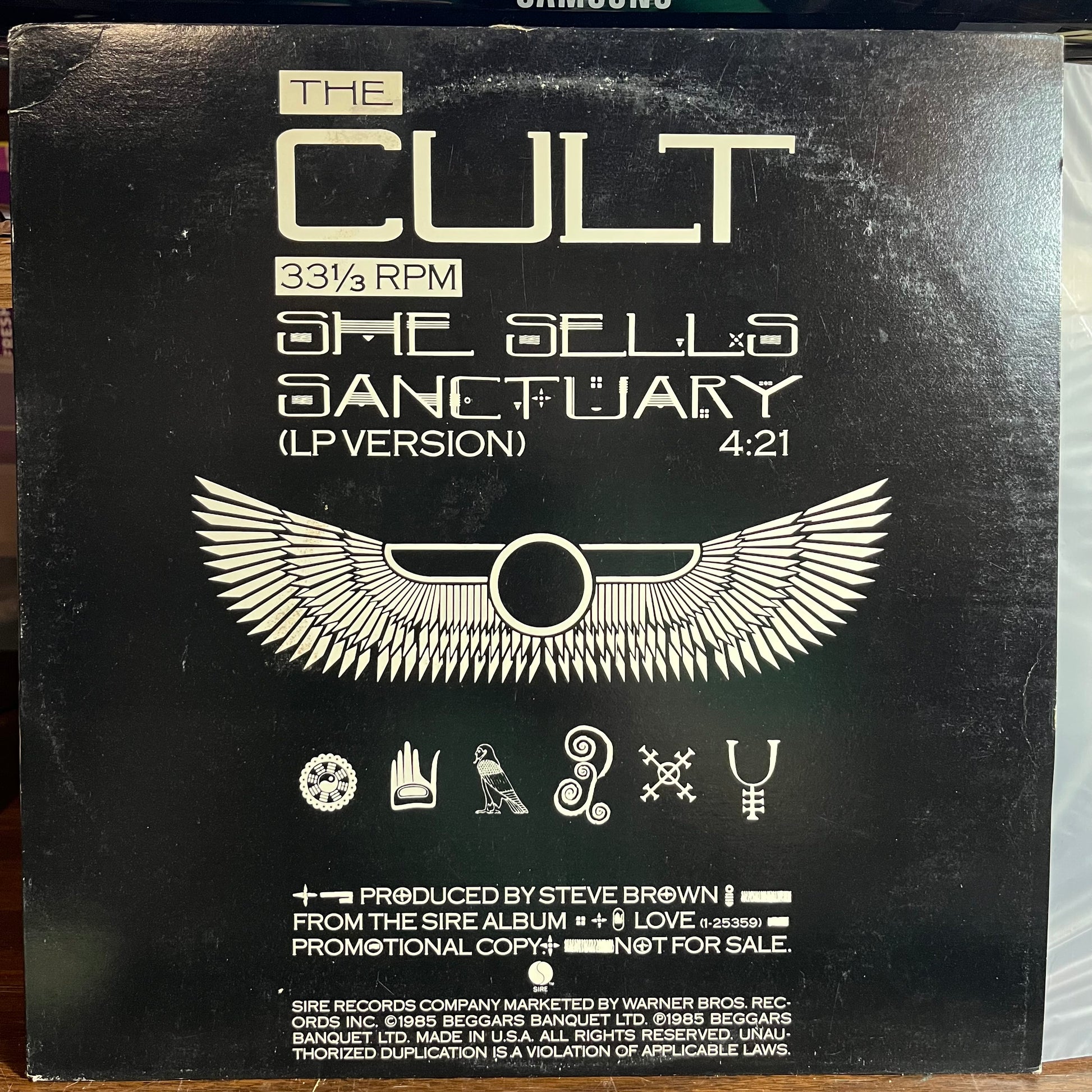She Sells Sanctuary (LP Version)(VINYL) | Near Mint (NM or M-) Very Good Plus (VG+) - POST PUNK / USED *NEAR MINT*