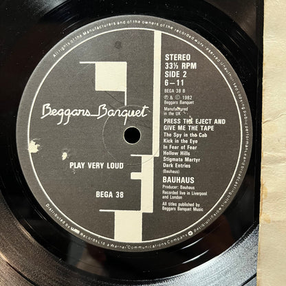 Bauhaus - Press The Eject And Give Me The Tape (VINYL LP BEGGARS BANQUET BBL 38 1988) | Very Good Plus (VG+) Very Good (VG) - POST PUNK / USED *VERY GOOD+*