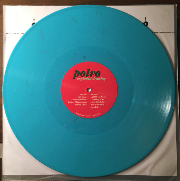 Polvo - Exploded Drawing (AQUA VINYL 2LP) | - POST ROCK *NEW/COLOR*