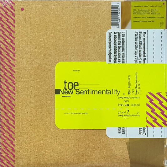 New Sentimentality (CARDBOARD SMEAR VINYL) | Mint (M) Mint (M) - POST ROCK *SEALED/COLOR*