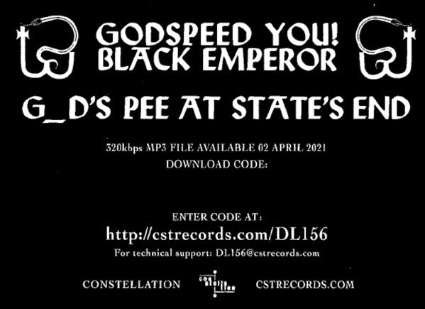 G_d's Pee At State's End! (VINYL) | Mint (M) - POST ROCK *SEALED*