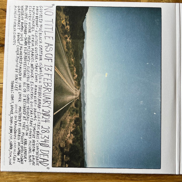 "No Title As Of 13 February 2024 28,340 Dead" | Mint (M) Mint (M) - POST ROCK *SEALED*