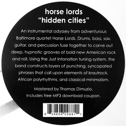 Horse Lords - Hidden Cities | Mint (M) Mint (M) - POST ROCK *SEALED*