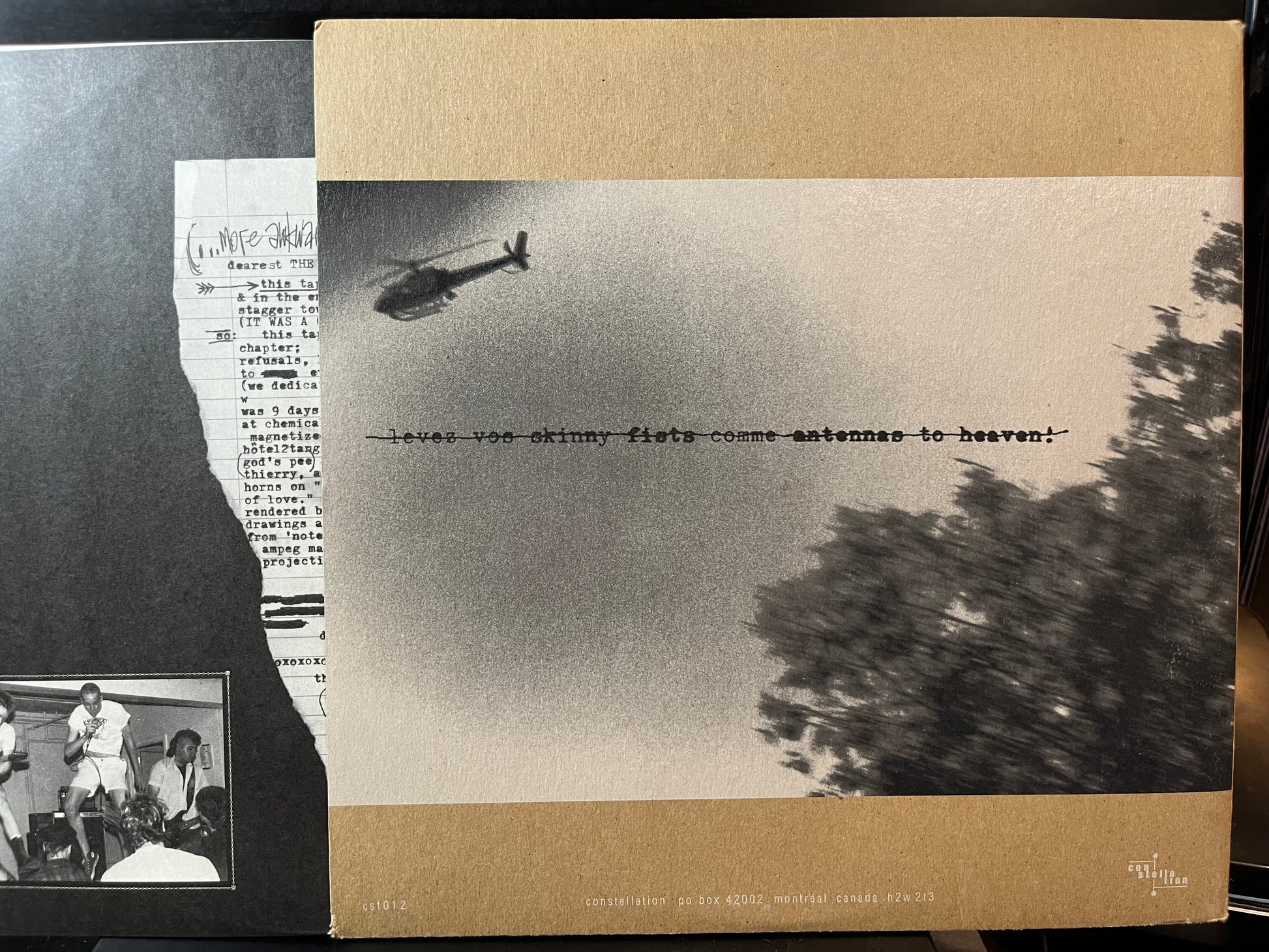 Godspeed You Black Emperor! - Lift Your Skinny Fists Like Antennas To Heaven (VINYL 2xLP CONSTELLATION CST012 OCT 9, 2000) | Near Mint- (NM-) Near Mint (NM) - POST ROCK / USED *NEAR MINT-*