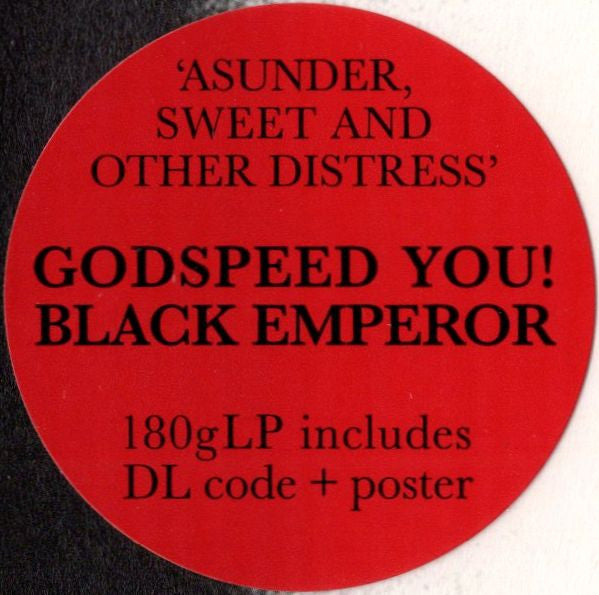 Godspeed You Black Emperor! Asunder, Sweet And Other Distress LP Mint (M) Mint (M)