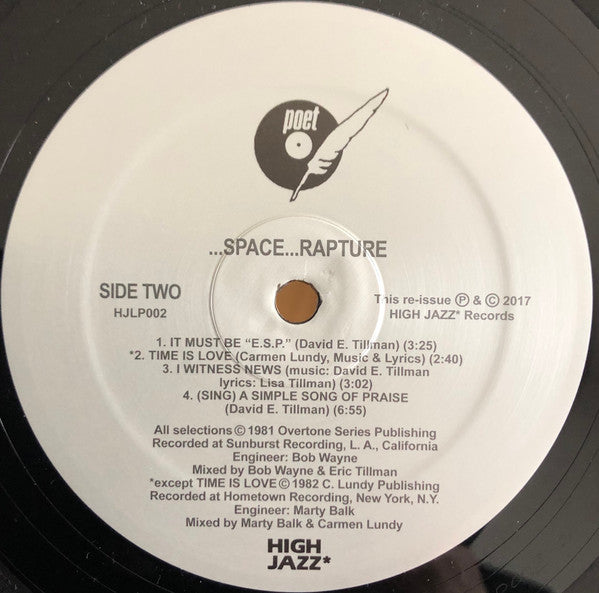 ...Space...Rapture | Mint (M) Mint (M) - JAZZ