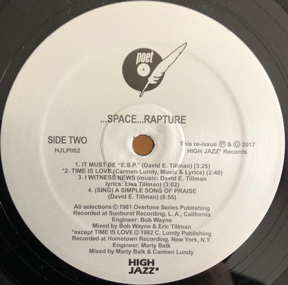 ...Space...Rapture | Mint (M) Mint (M) - JAZZ