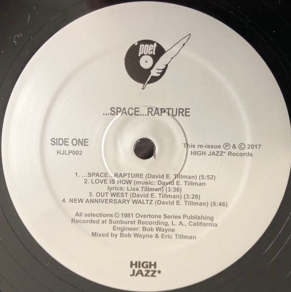 ...Space...Rapture | Mint (M) Mint (M) - JAZZ