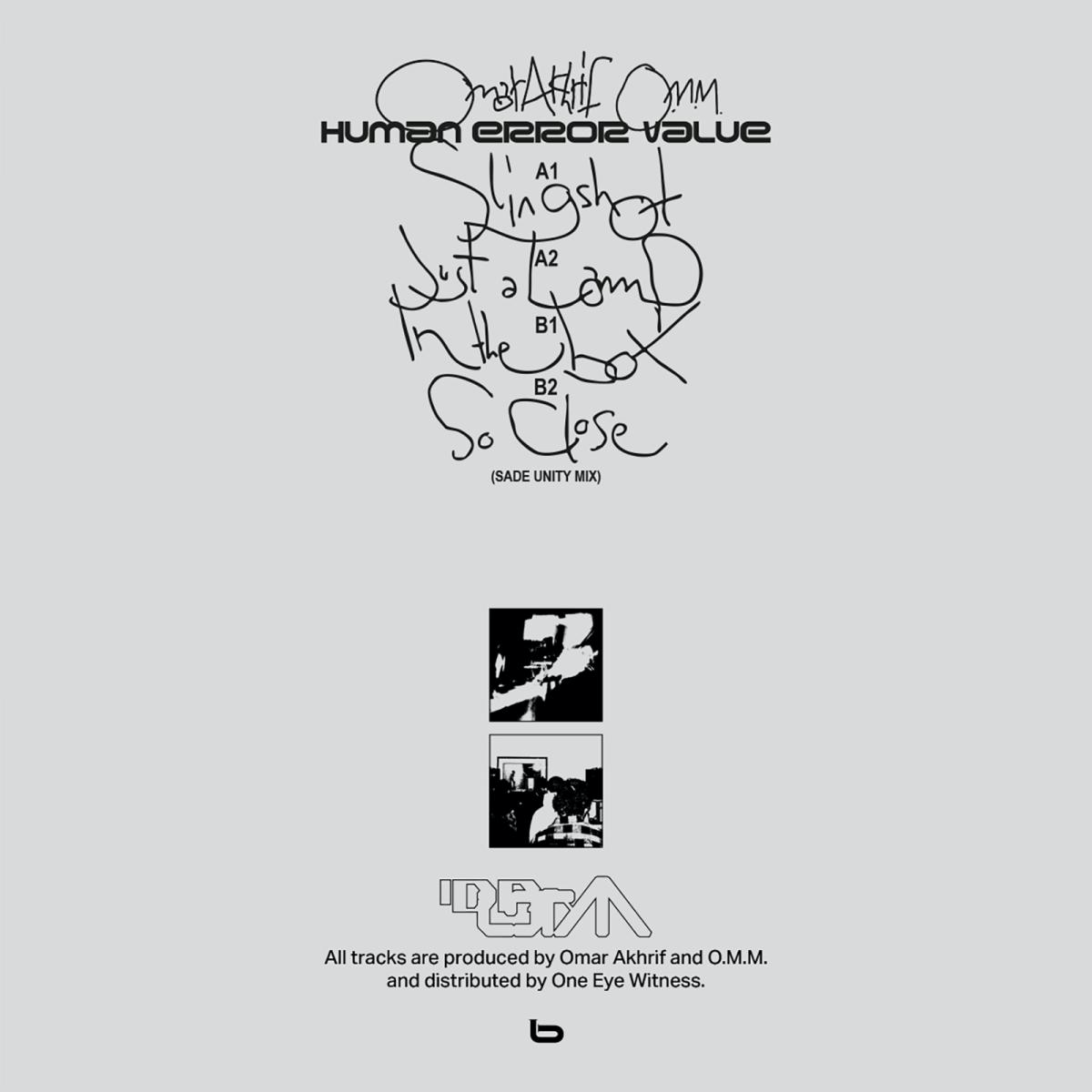 O.M.M., Omar Akhrif - (PRESALE 6/16/26) Human Error Value EP (VINYL) | Mint (M) Mint (M) - PROGRESSIVE *NEW*