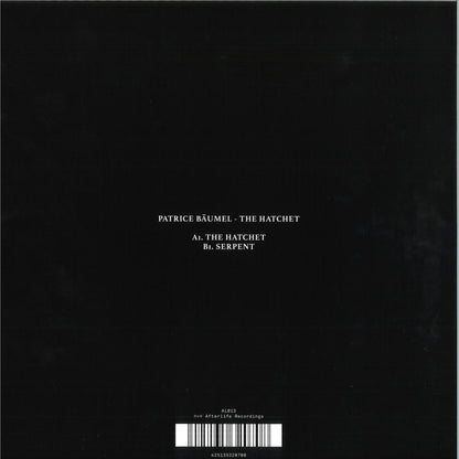 Patrice Bäumel - The Hatchet (VINYL 12" Afterlife AL013 2026) | NEW - PROGRESSIVE *NEW*