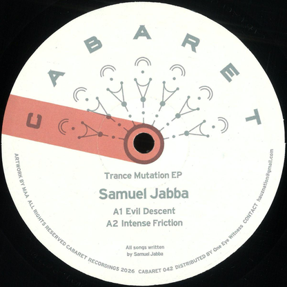 Samuel Jabba - Trance Mutation (VINYL) | Mint (M) Mint (M) - PROGRESSIVE *NEW*